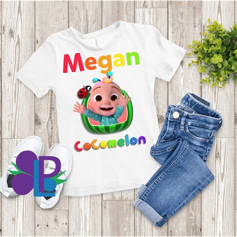 Kids Cocomelon Custom Shirt Etsy