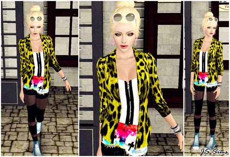Js Sims 3 Gothic Corse With Long Blazer Move To Js
