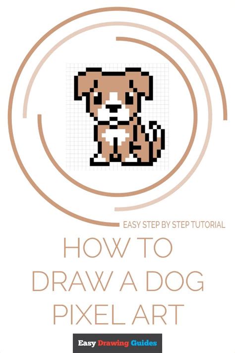 How To Draw A Dog Pixel Art Really Easy Drawing Tutorial Pixel Art