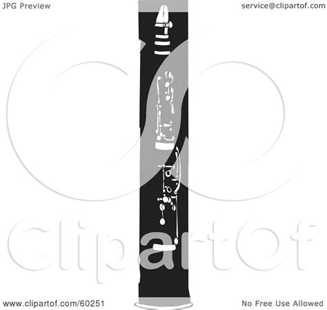 Royalty Free Rf Clipart Illustration Of A Jazz Age Styled Clarinet In