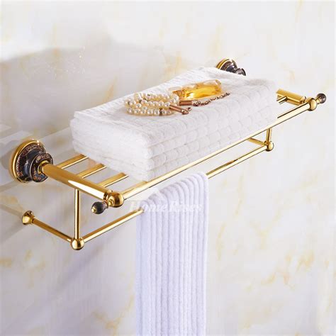 Big list of product images of unique bathroom towel, bathroom towel rack, towel racks for small bathrooms, wall mounted towel racks, stainless steel towel racks. Wall Mounted Towel Rack Polished Brass Double Black ...