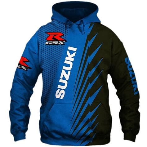 Spring And Autumn 2021 New Suzuki Hoodie 3d Print Sport Pullover Mens