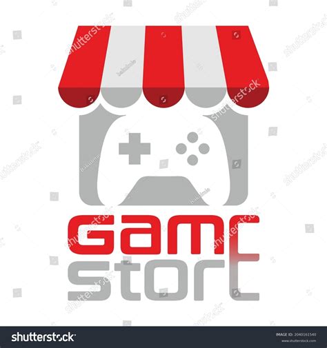 Game Store Logo Template Illustration Stock Vector Royalty Free