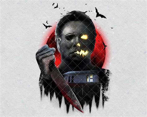 Michael Myers PNG Printable Halloween Horror Movie Png Etsy