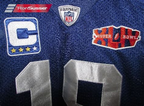 NFL Indianapolis Colts Peyton Manning 18 Super Bowl XVIV Jersey Size