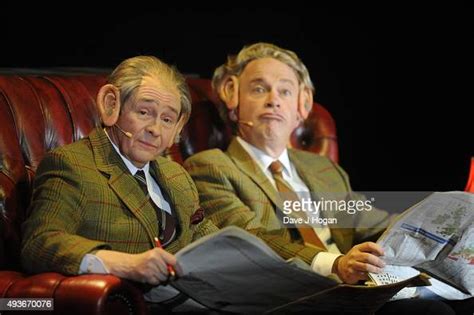Harry Enfield And Paul Whitehouse Perform During A Dress Rehearsal