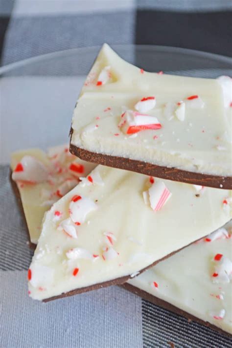 Easy 3 Ingredient Candy Cane Bark Moore Or Less Cooking
