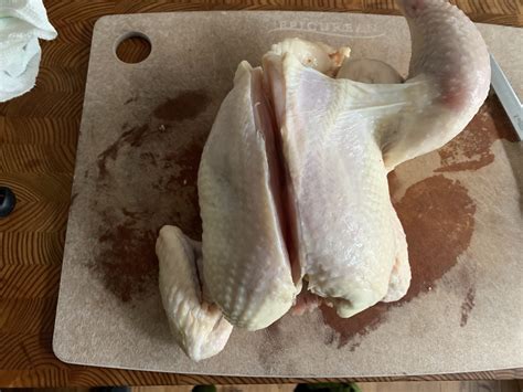 Turn the breast meaty side up. The Right Way to Cut Up a Whole Chicken | MyRecipes