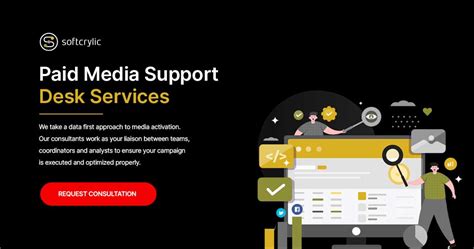 Paid Media Support Desk Services Softcrylic