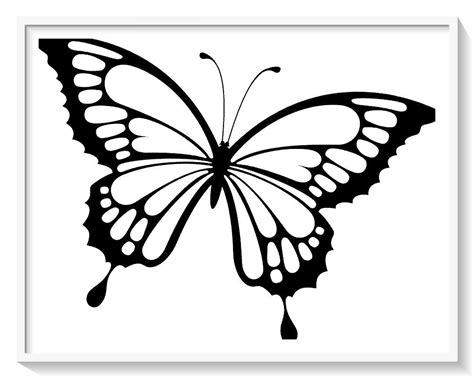 10 Dibujos De Mariposas Para Pintar