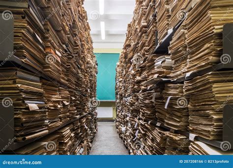 File Folders In A File Cabinet Card Catalog Archive Folder Pile Of