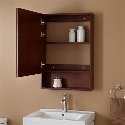 Modern Cherry Bathroom Wall Cabinet Inspiration Home