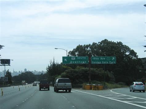 Us Highway 101 San Francisco Citycounty Southbound San