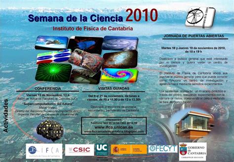 Física Made In Cantabria Actividades De La Semana De La Ciencia