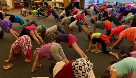 Kindergarteners Loving Yoga In School Sing Song Yoga
