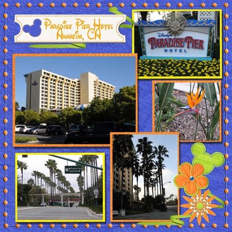 Disneys Paradise Pier Hotel Disney Scrapbooking