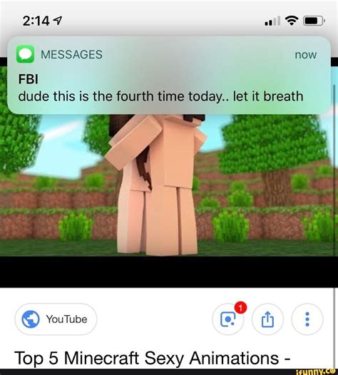 And Youtube Lo Lii Top 5 Minecraft Sexy Animations Ifunny