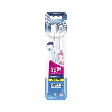 Oral B Sensi Soft Toothbrushes Ultra Soft 2 Count Health And Teeth