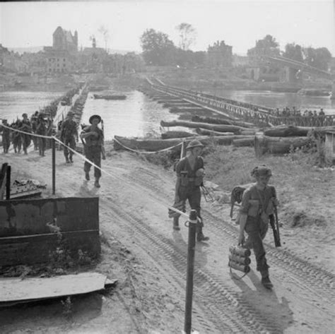 Infantry Of The Hampshire Regiment Crossing The Seine At Vernon 28