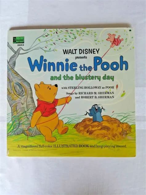 WINNIE THE POOH And The Blustery Day 1967 LP Disney 3953 Record Book