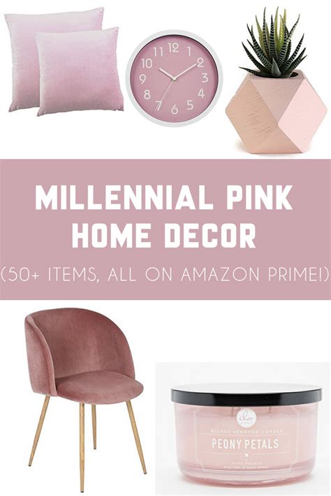 Millennial Pink Home Decor Finds On Amazon Prime Its Pam Del