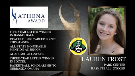 Park Center Athena Award Winner Lauren Frost Youtube