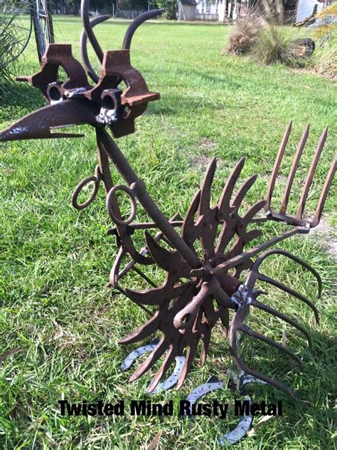 Twisted Mind Rusty Metal Scrap Metal Art Metal Yard Art