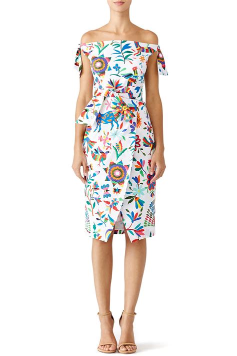 Printed Ellen Dress By Milly For 158 Rent The Runway