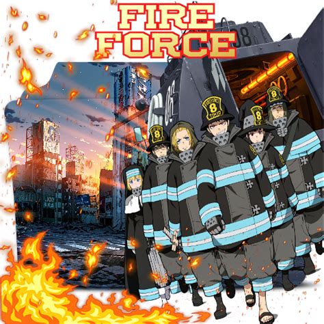 Fire Force Season 1 Folder Icon By Bodskih On Deviantart
