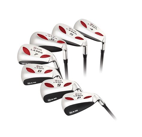 Ram Golf Laser Graphite Hybrid Irons Set 4 Pw 7 Clubs Mens Right Hand Senior Flex
