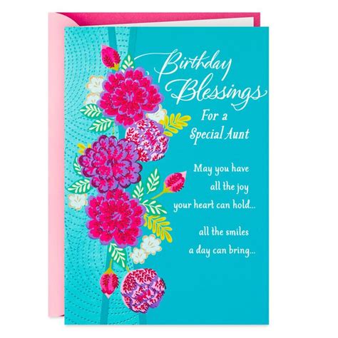 All The Joy Your Heart Can Hold Religious Birthday Card For Aunt In