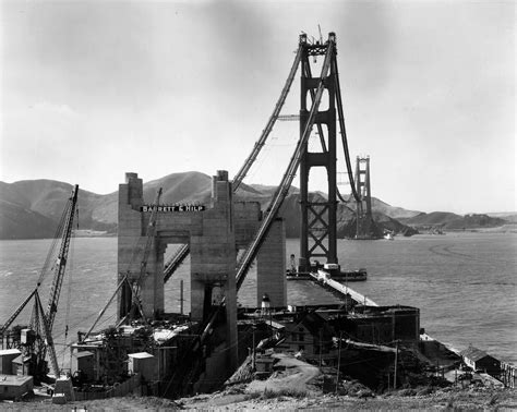 View Of Golden Gate Tower Under Construction From San Francisco Looking
