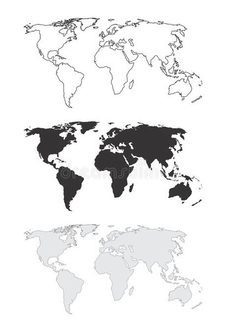 World Maps Illustration Stock Illustration Illustration Of Europe