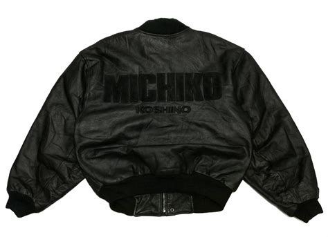 Michiko Koshino Grail Iconic Michiko Koshino ♠️ Bomber Leather Jacket
