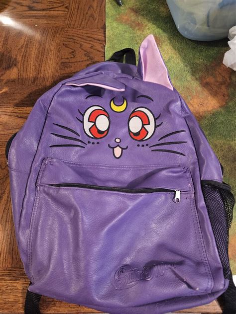 Sailor Moon Luna Backpack Leather Gem