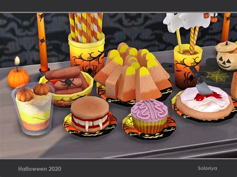 Soloriyas Custom Content Halloween 2020 Sims 4 Includes 11