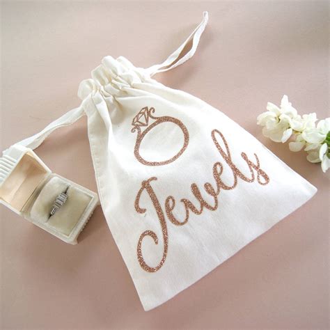 Brides Keepsake And Precious Jewellery Bag By The Hummingbird Card