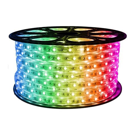 220v Rgb Led Strip Light With End Cap Per Metre Hardware Connection
