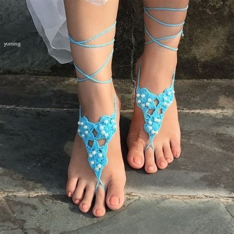 2015 Fashion Women Lady Sexy Barefoot Sandal Crochet Feet Anklet Foot