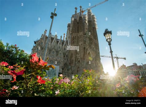 Fantastic Sagrada Familia Church 1882 In Barcelona The Famous