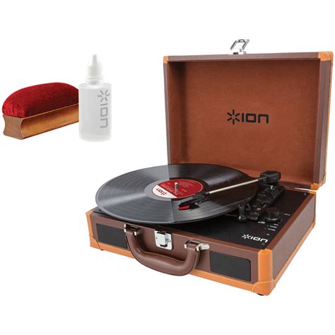Ion It45dx Vinyl Motion Deluxe Portable Turntable And Ict07 Restoration