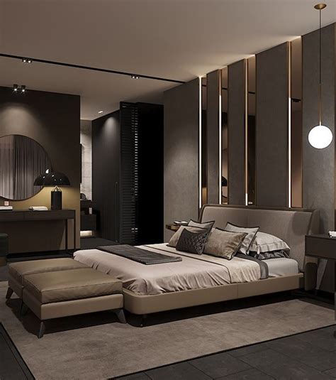 Bedroom In Contemporary Style On Behance Luxurybedroomsinhouses