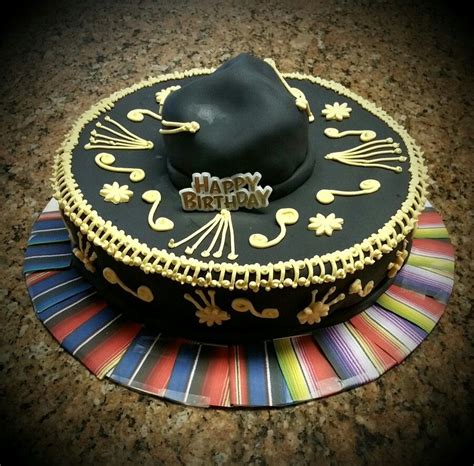 Mariachi Hat Cake Mexican Cake Mexican Wedding Cake Mariachi Cake