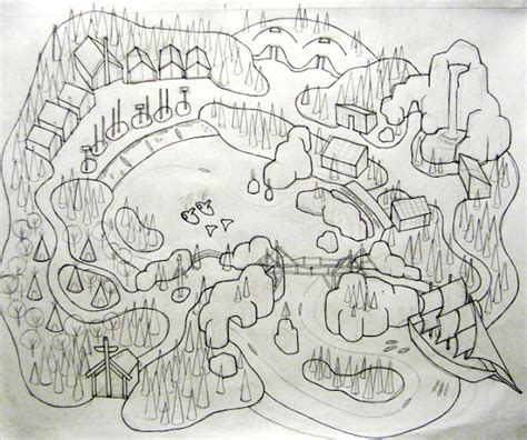 Lance Cardinal Creations Theme Park Fun Map Illustration