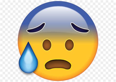 Transparent Stressed Out Emoji Canvas Titmouse