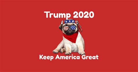 Trump 2020 Dog Funny Meme Keep America Great Trump 2020 Pin Teepublic