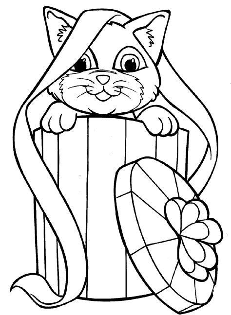 Kitten Coloring Pages