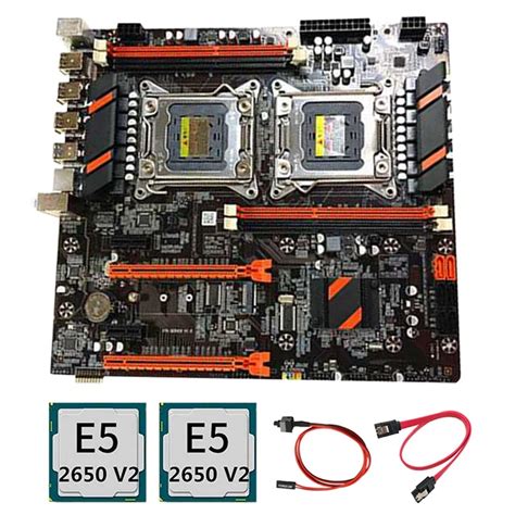 X79 Motherboard Lga 2011 3 Support Dual Cpu 4xddr3 128g Memory For Xeon