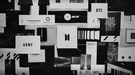 Bts Aesthetic Collage Laptop Wallpapers Top Free Bts Aesthetic