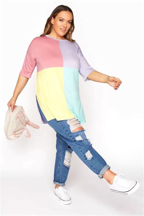 Camiseta Oversized Colores Pastel Yours Clothing